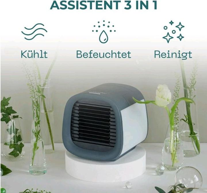Actual product image Evapolar evaCHILL Urban Grey mini air conditioner (2.50 m², 1190 BTU/h)