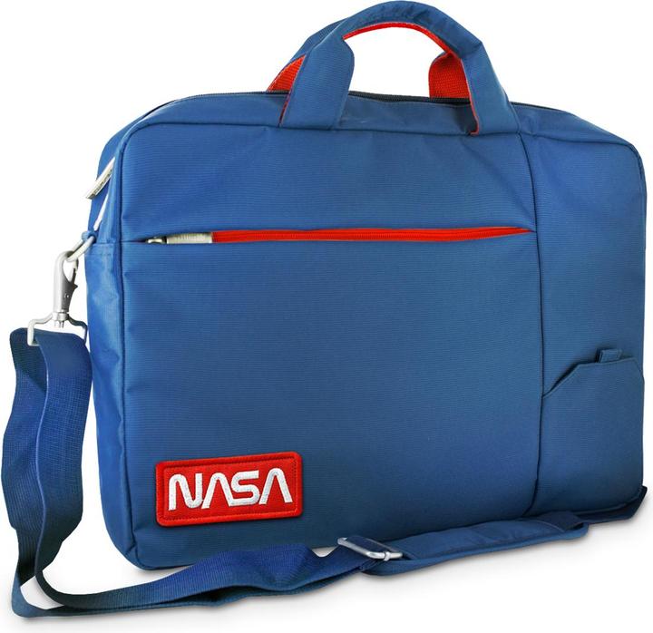 Actual product image Land NS-KLM180705-A notebook bag 39.6 cm (15.6') Courier bag Blue, Red, White (15.60", Universal)