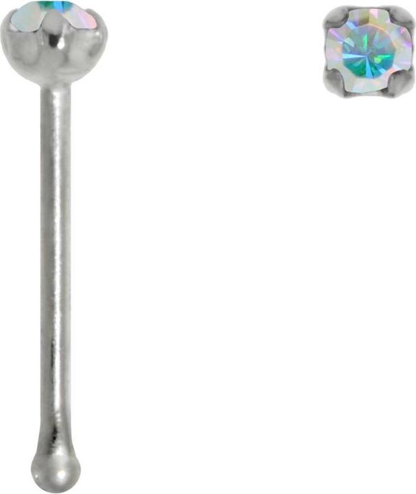 Produktbild Bijouteria Nasenpiercing (Silber 925, Kristall)