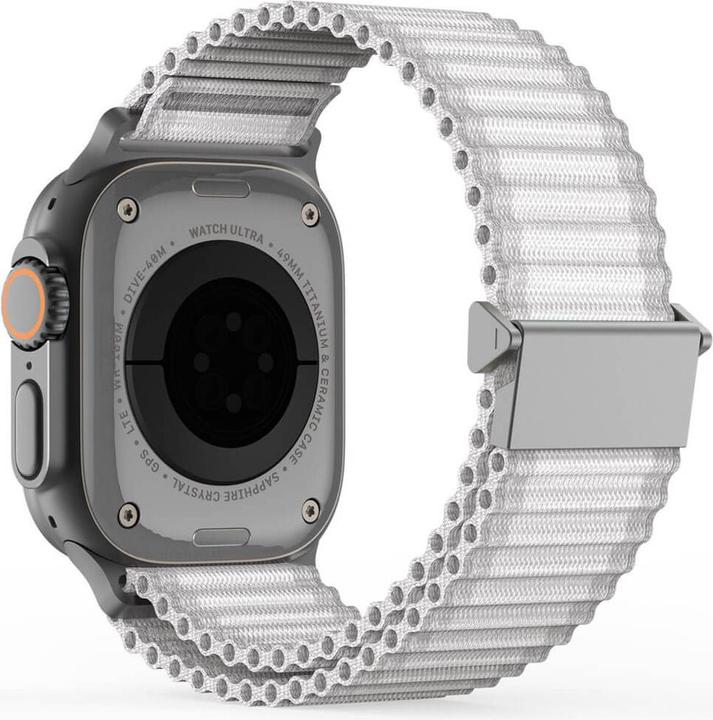 Produktbild Dux Ducis Apple Watch 44/45/46/49mm - Nylon Stoff Ersatzarmband (44 mm, 45 mm, 42 mm, 49 mm, Nylon, Apple Watch SE, Apple Watch Series 6, Apple Watch Series 5, Apple Watch Series 8, Apple Watch Series 3, Apple Watch Series 4, Apple Watch Series 9, Apple Watch Ultra 2, Apple Watch SE (2022/2023), Apple Watch Series 10, Apple Watch Series 7, Apple Watch Ultra)