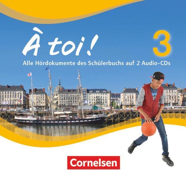 Actual product image À toi! 3. édition en quatre volumes. CD audio (French, Catherine Mann-Grabowski)