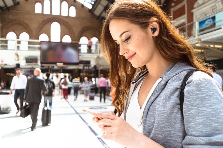 Actual product image JVC HA-A25T-B-U Headphones with active noise cancelling - BLACK (ANC, 7.50 h, Wireless)
