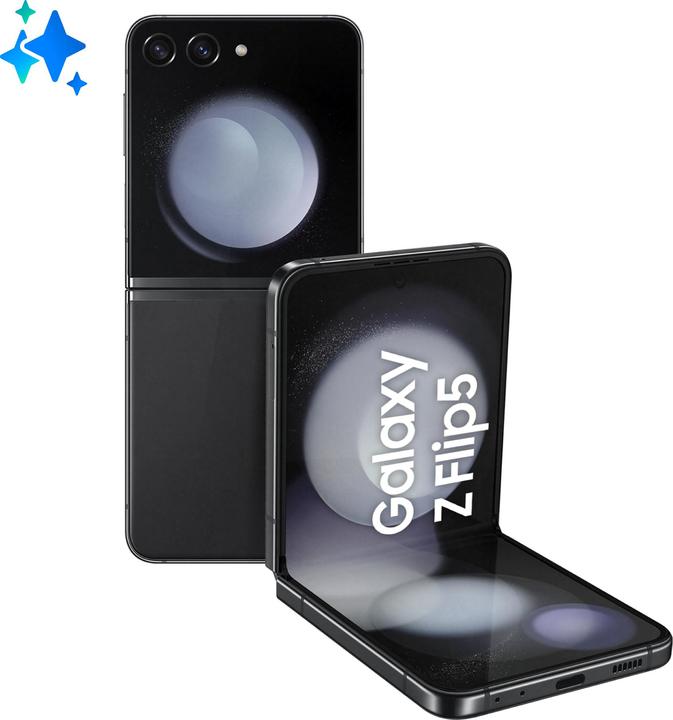 Productafbeelding Samsung Galaxy Z Flip5 (512 GB, Grafiet, 6.70", SIM + eSIM, 12 Mpx, 5G)