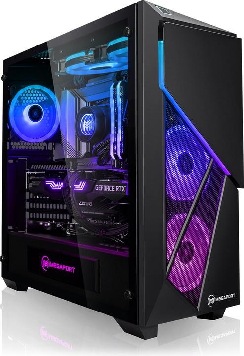 Produktbild Megaport Gaming PC Intel Core i7-12700KF • GeForce RTX3070 • 79-DE (Intel Core i7-12700KF, 16 GB, 1000 GB)