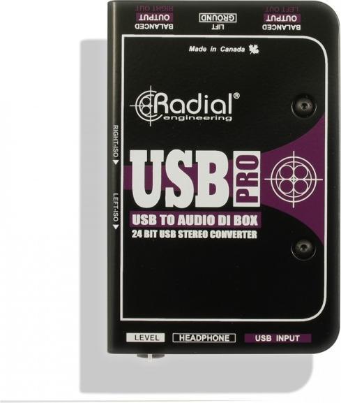 Produktbild Radial USB-Pro Stereo USB Laptop DI (DI Box)