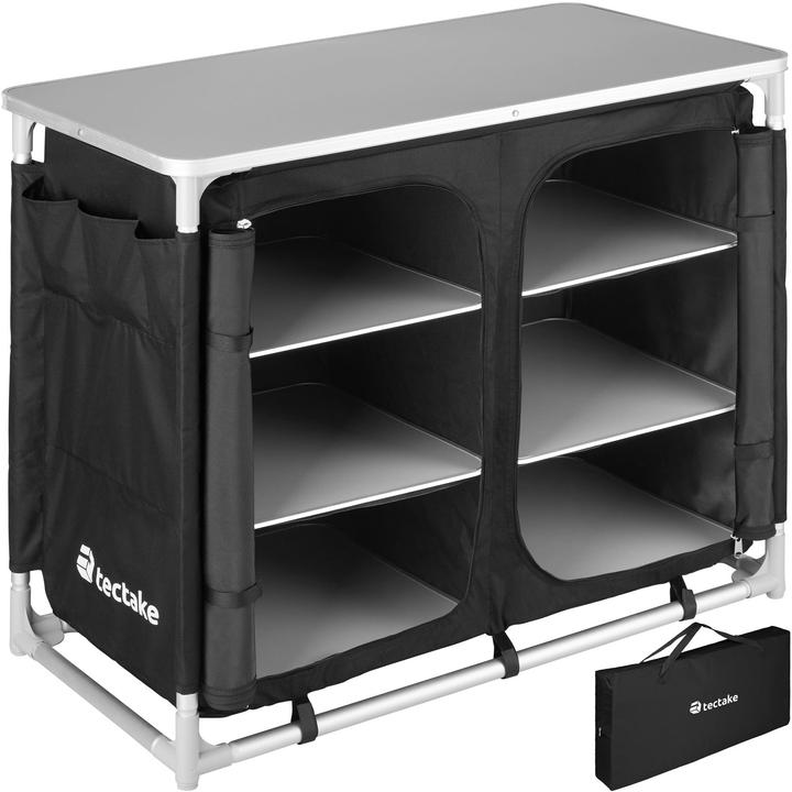 tectake Cuisine de camping 97x47,5x78cm