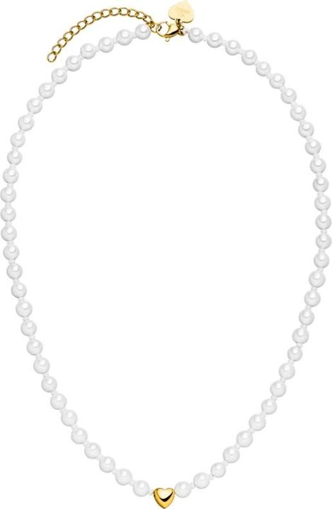 Actual product image Purelei Lovely necklace - (Glass beads, 18K gold-plated stainless steel, Shell beads)