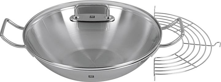 Actual product image Zwilling Wok Plus (32 cm, Wok, Stainless steel)