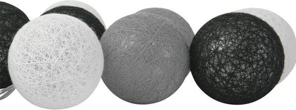 Actual product image Cepewa Lichterkette mit 10 Baumwoll-Lampions (3 m)