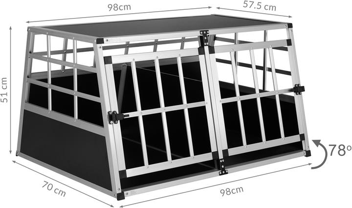 Image du produit Cadoca Cage de Transport pour Chien L-XL (Chien, Verrouillable)