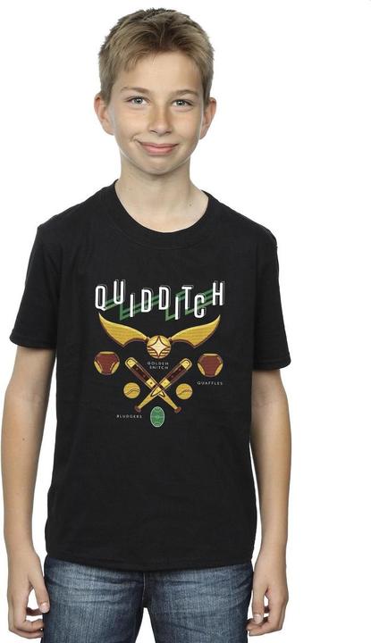 Immagine prodotto Quidditch Bludgers Quaffles Maglietta Ragazzi (140, 146)
