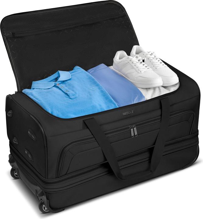 Image du produit Redolz Sac de voyage Duffle Essentials à 2 roulettes Set 2 pièces avec soufflet extensible (192 l)