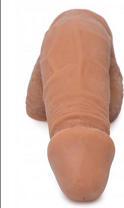 Actual product image XR Brands Large Bulge Packer Dildo - 6.5" Medium
