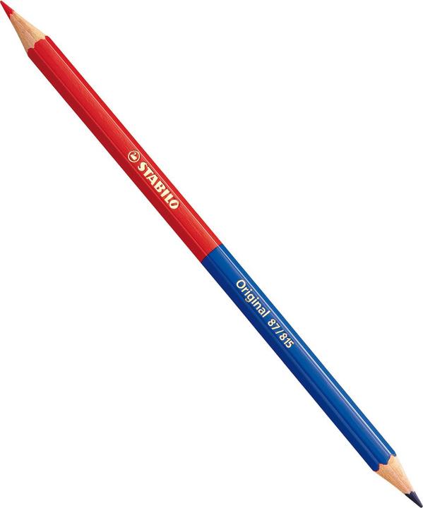 Produktbild STABILO Original Premium-Buntstift (Blau, Rot, 1 x)