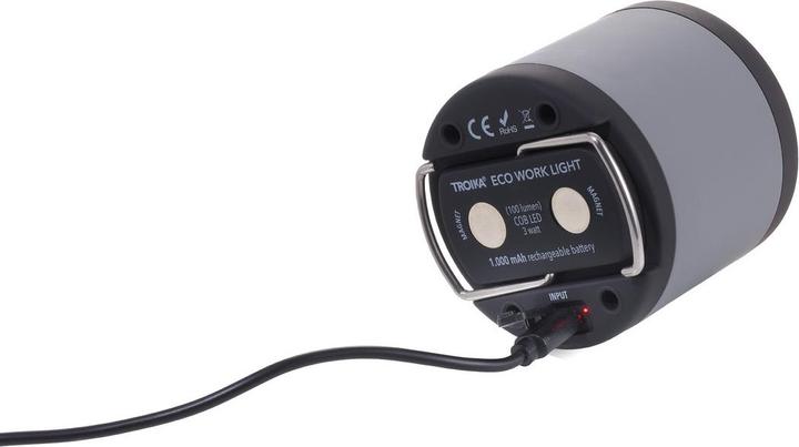 Image du produit Troika ECO WORK LIGHT Lampe de travail LED, titane/noire
