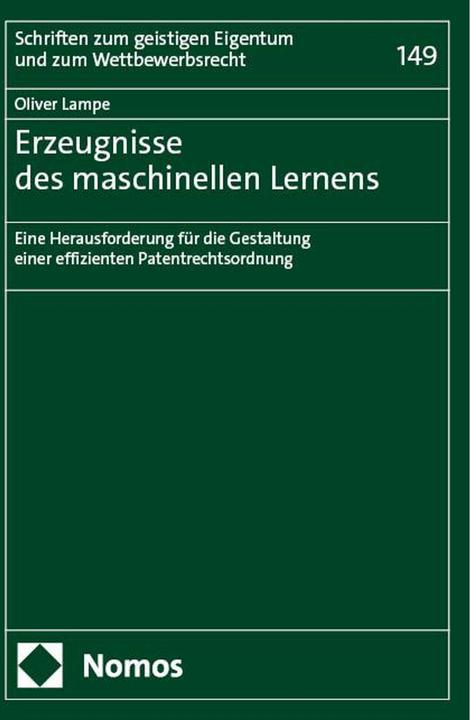 Valori nutrizionali e ingredienti Erzeugnisse des maschinellen Lernens (Tedesco, Oliver Lampe, 2024)