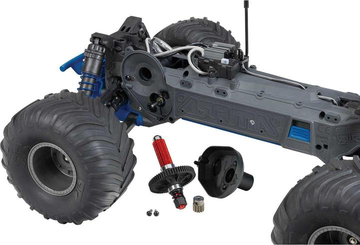Productafbeelding Arrma Monstertruck Gorgon MEGA 550 RWD Blauw, ARTR, 1:10 (RTR Gereed voor gebruik)