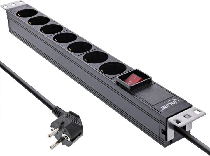 Image du produit InLine Panneau de prises 19 (7 x, CEE 7/3, 2 m)