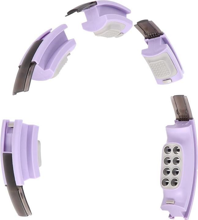 Actual product image HMS Hula Hop HHM13 with magnets weight and counter purple (40 cm, 400 g)
