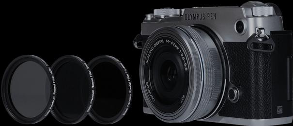 Image du produit Rollei Jeu de filtres ND Premium (49 mm, Filtre gris neutre, 49 mm)