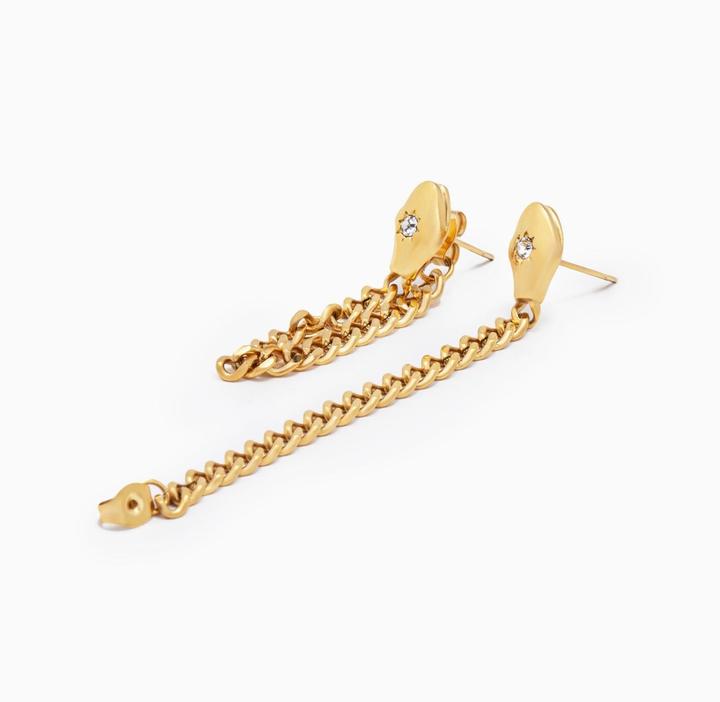 Produktbild Sensora Jewelry Sparkly Chain Ohrringe (Edelstahl)