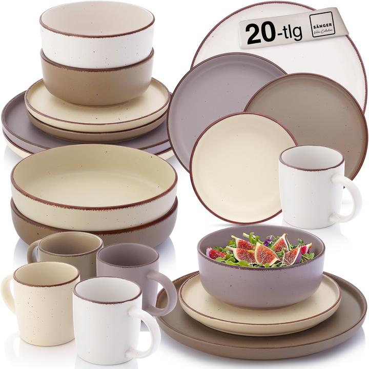 Actual product image Sänger Komibservice Bombay Erdfarben (20 Piece)