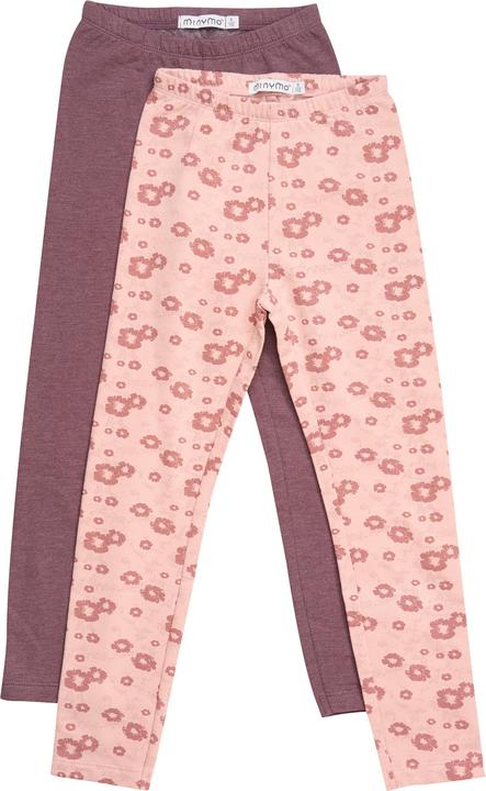 Produktbild Minymo Kid's Sweat Leggings with AOP (2-Pack) (146)