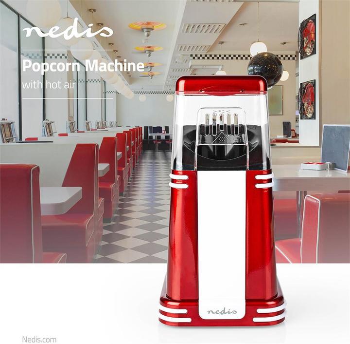 Produktbild Nedis FCPC100RD Popcorn-Mashine, Rot