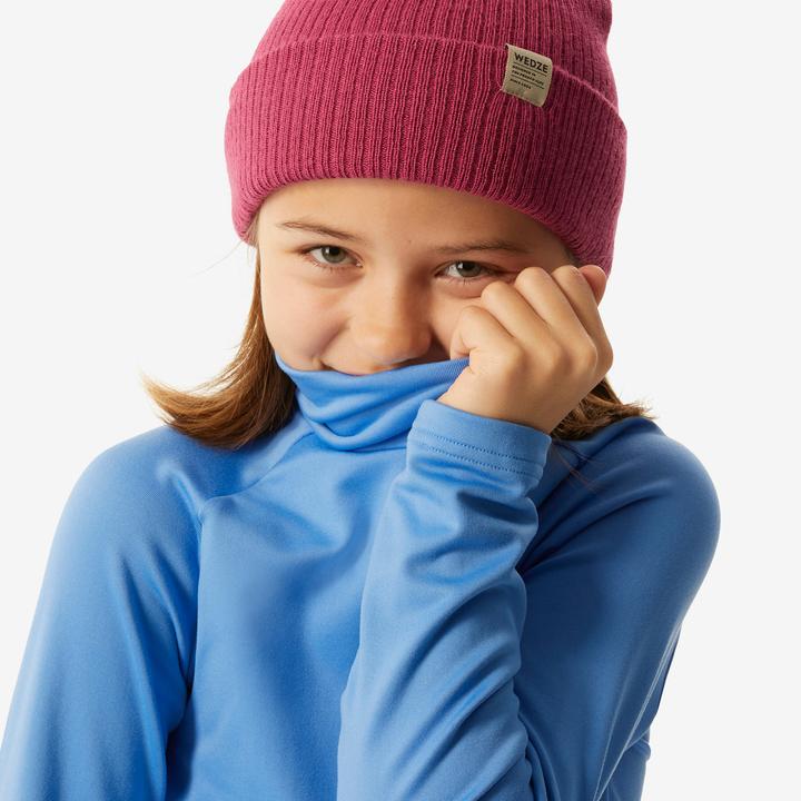 Immagine prodotto Wedze Maglia funzionale da sci per bambini a collo alto - BL 500 blu (116)