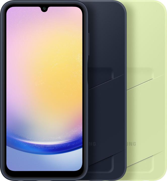 Actual product image Samsung A25 Card Slot Case Blue Black (Samsung Galaxy A25 5G)