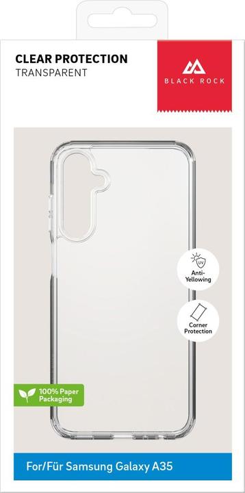 Actual product image Black Rock Clear Protection Case (Samsung Galaxy A35)