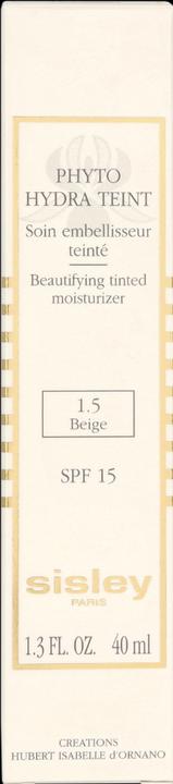 Image du produit Sisley Phyto Hydratant Teint No "1,5" (1.5 Beige)