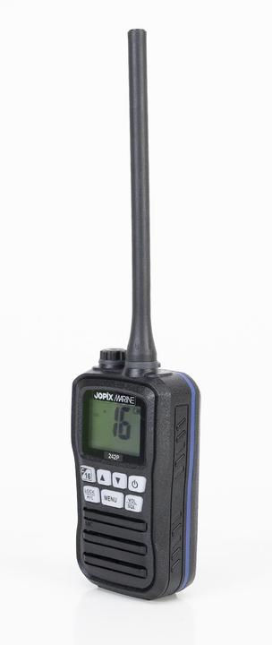 Produktbild Jopix Tragbares Seefunkgerät MARINE 242P, 156.000-162.000 MHz, Scan, ASQ, Dual-Tri Watch, AAA-Batter