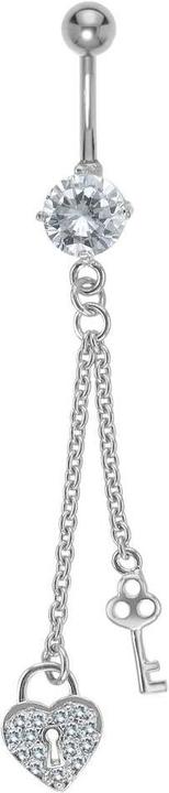 Produktbild Bijouteria Bauchpiercing (Edelstahl, Messing, Kristall)