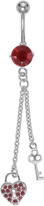 Produktbild Bijouteria Bauchpiercing (Kristall, Edelstahl, Messing)