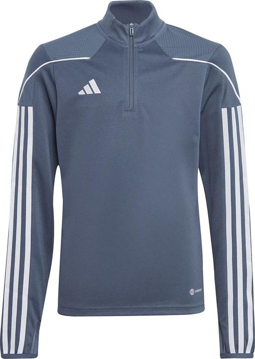adidas Kinderbluse Tiro 23 League Training Top grau-weiss HS3491 (128cm) (128)