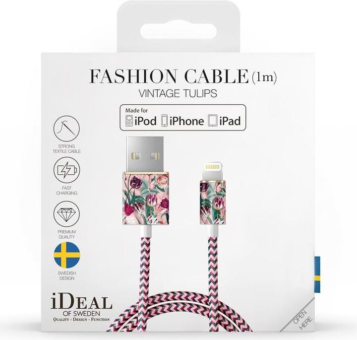 Actual product image iDeal Of Sweden Lightning to USB cable (1 m, USB 2.0)