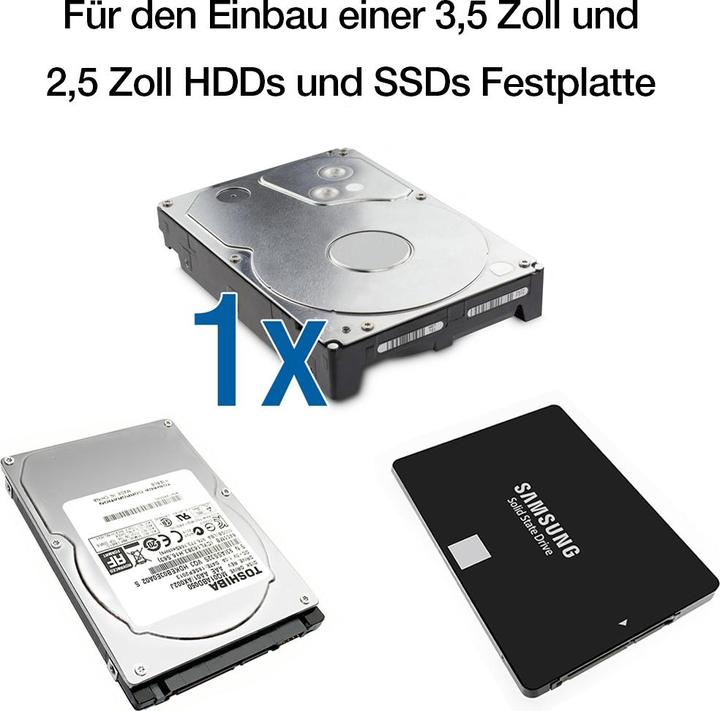 Produktbild Fantec Fantecdb-Alu31 Aluminium Case (3.5")