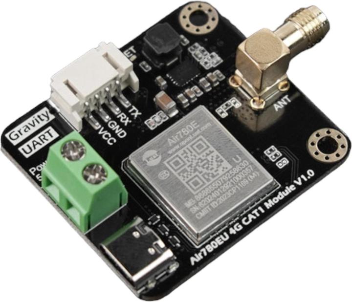 Produktbild DFRobot Gravity 4G/LTE IoT Kummunikationsmodul Air780EU CAT1