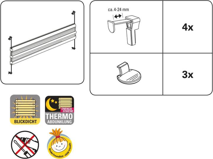 Produktbild Gardinia Easyfix Day + Night (60 x 130 cm)
