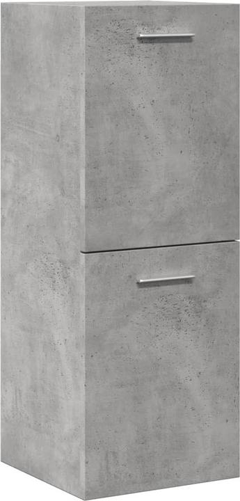 Image du produit VidaXL Armoire suspendue de salle de bains Armoire murale de salle de bains Gris béton (30 x 30 x 80 cm)