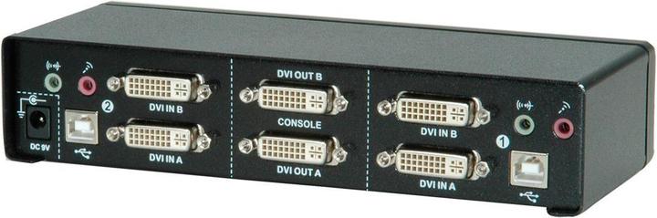 Produktbild Roline Dual Head DVI USB 2.0, 1 User - 2 PC