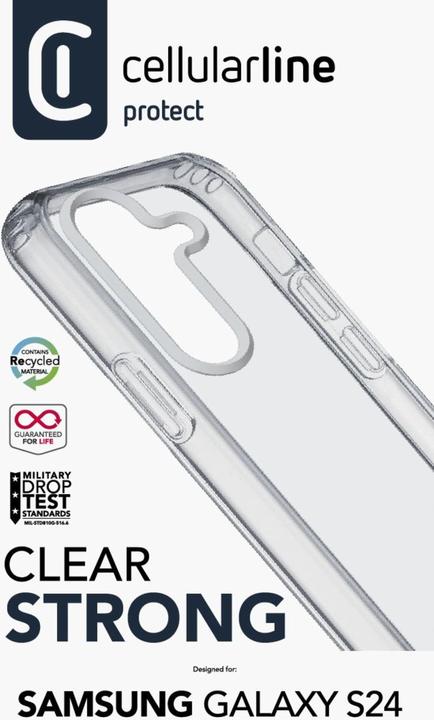 Produktbild Cellularline Cellular Line Cover für Samsung Galaxy Clear (Samsung Galaxy S24)