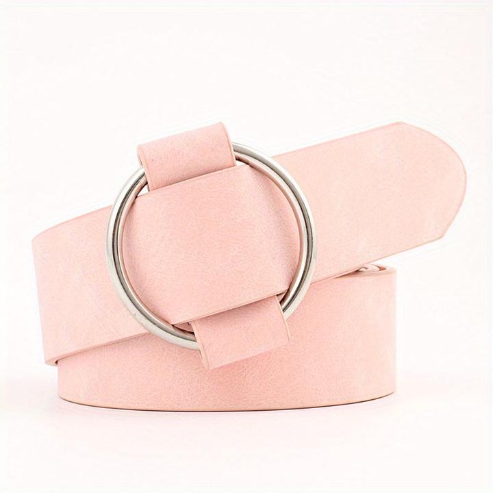 Immagine prodotto Only-Bags.Store 1 Stück. Gürtel ohne Nadel Runde Schnalle Casual Gürtel, Jugend-Mode, breite Taille Gürtel