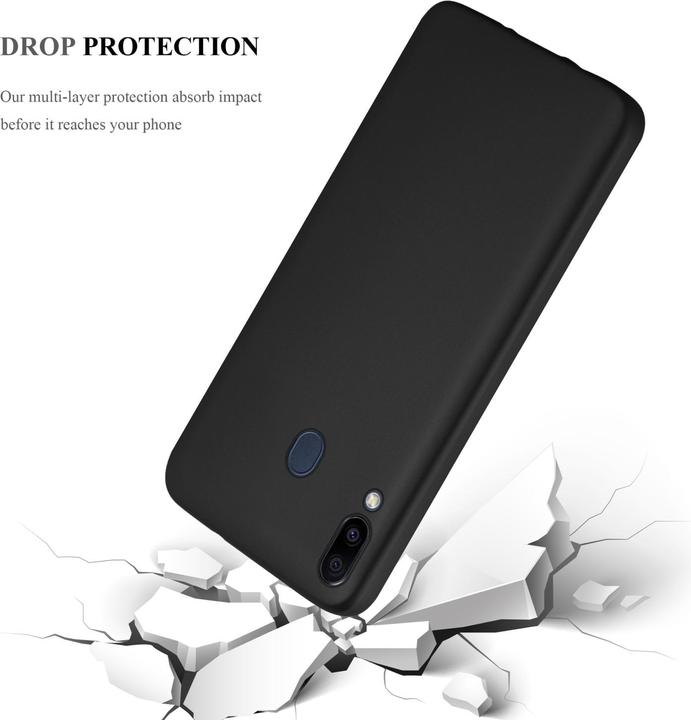 Actual product image Cadorabo TPU Matt Metallic Cover (Samsung Galaxy M20)
