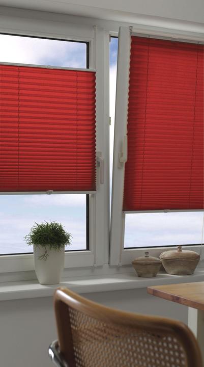 Actual product image Gardinia Easyfix pleated blind with 2 operating rails (80 x 130 cm)