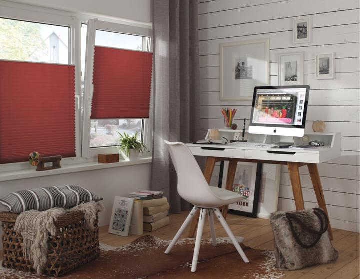 Immagine prodotto Gardinia Tenda plissettata Easyfix con 2 guide di comando (90 x 130 cm)
