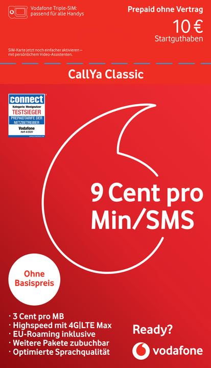 Produktbild Vodafone CallYa Classic FH Triple SIM