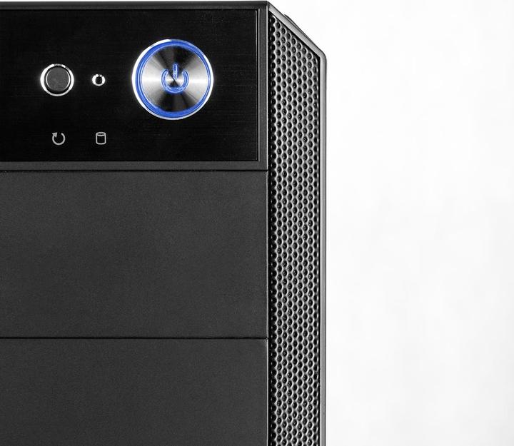 Actual product image Modecom Oberon Pro - Midi Tower - PC - Black - ATX,ITX,Micro ATX - Home Office - 16.3 cm (ATX, mATX, Mini-ITX)