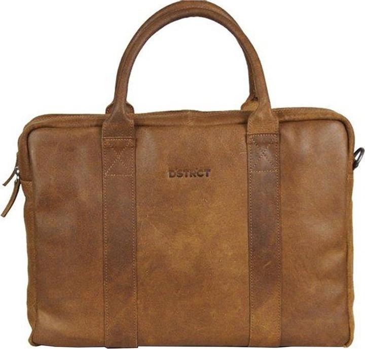 Image du produit DSTRCT Limited Leder -Laptop -Tasche - 15,6 Zoll - braun (15.60")